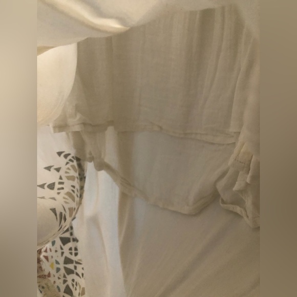 Element Maxi dress. Cream with bursts of colour. Size M-fits like a S. - Picture 7 of 13